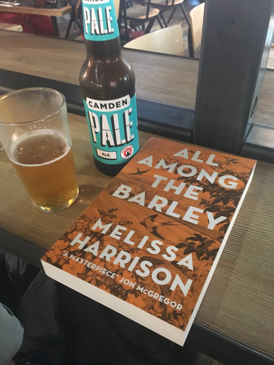 vshaw001's tweet photo. New book and a cold beer at Gatwick. Very much enjoy your nature notebooks @M_Z_Harrison https://t.co/cmDS5blbni