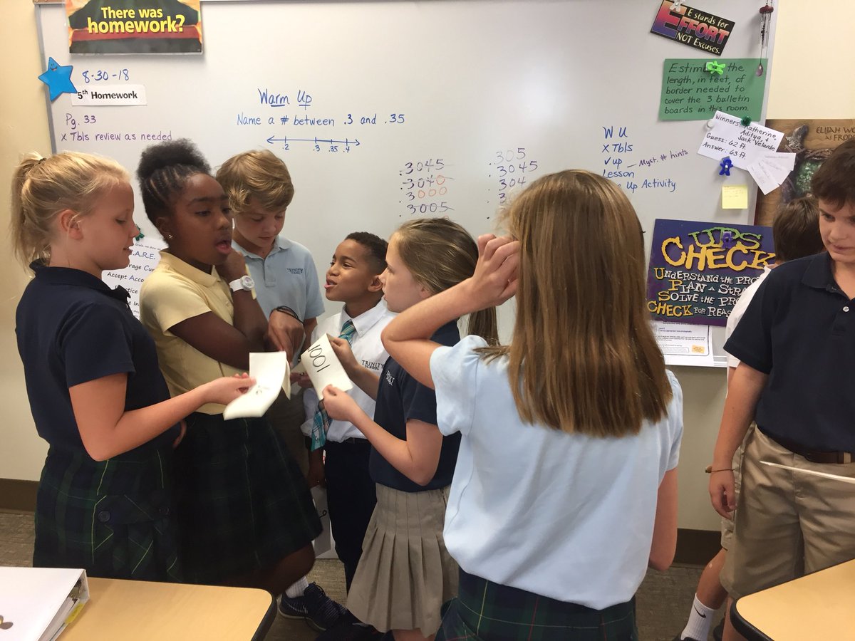 EylesMath's tweet image. Oldie, but goodie: put yourselves in order from least to greatest #TrinityLearns #Trinitymath