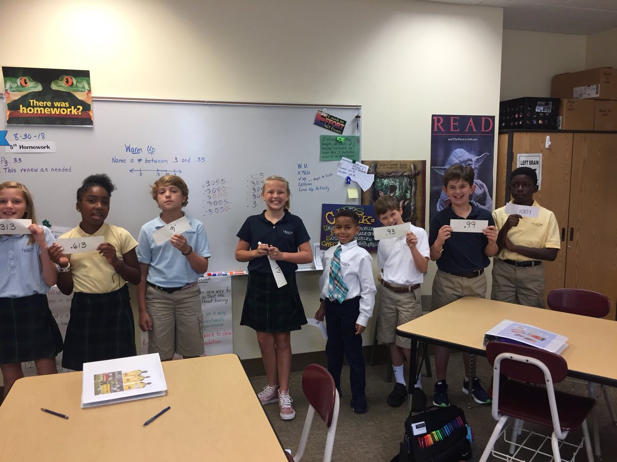 EylesMath's tweet image. Oldie, but goodie: put yourselves in order from least to greatest #TrinityLearns #Trinitymath