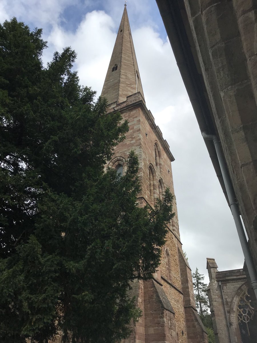 Really fine parish church in Ledbury with sense of journey & mystery. Separate bell tower adjacent to church @PDunthorne #mystery