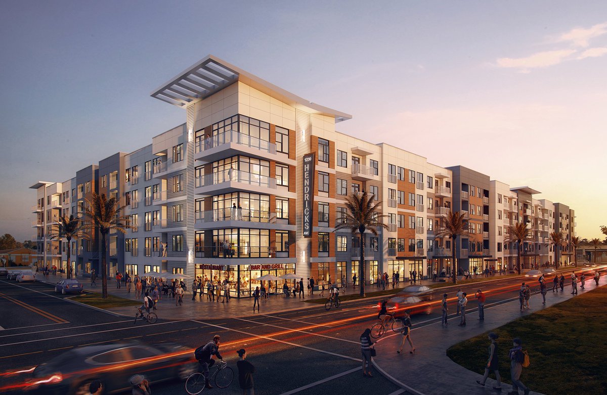 DynamikDesign's tweet image. Meet 1230 Hendricks Ave, our latest mixed use, infill project in JAX for Block One Ventures. #architecture #multifamily #mixeduse #DynamikForcesAtWork