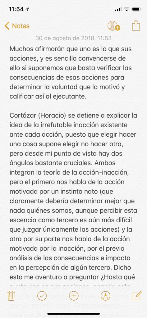 alongmusic's tweet photo. El aparentemente infructífero (pero noble) ejercicio de pensar cualquier cosa y luego escribirla, trae consigo un montón de palabras que no sirven mas que para leerlas de nuevo y leerse así uno mismo desde afuera. Algún sentido debe de tener. https://t.co/PwNqJvzACy