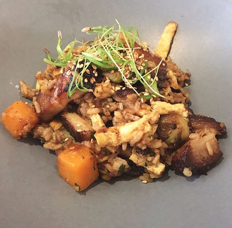 Powering through the day so we're one step closer to tomorrow's lunch! From 11 a.m. - 2 p.m., try <a href="/ChefDuane/">Duane Nutter</a>'s Pork Belly Fried Rice Bowl to start the weekend off right. Friday has never looked so good! #SouthernNational #mobile 📷: hp_rex