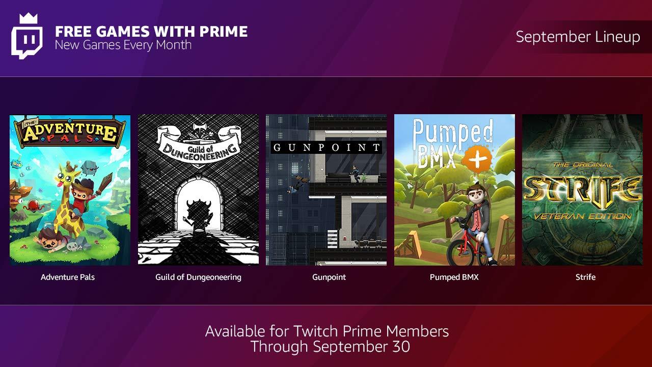 Confira os conteúdos que chegam no Prime Gaming em setembro. - Gamer Spoiler