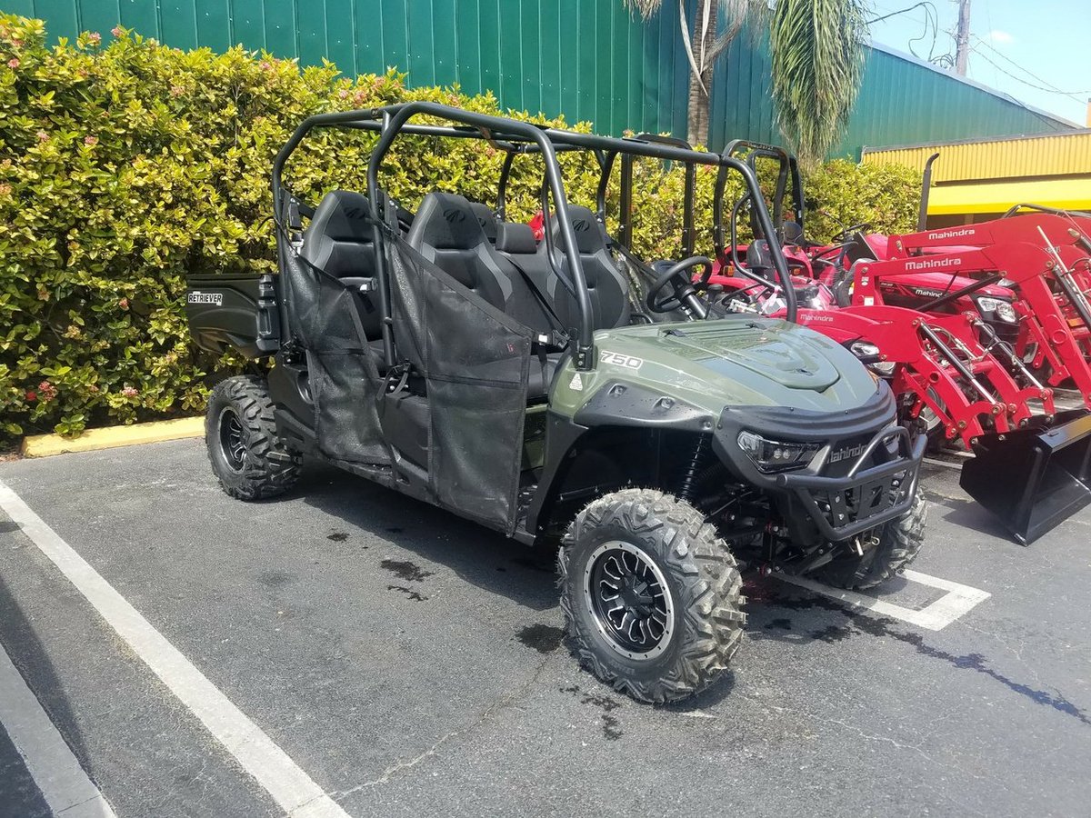 mecomiami's tweet photo. OUTSTANDING PERFORMANCE. GREAT VALUE.
New 2018 Mahindra Retriever 750 C Gas Crew UTV/ Side-by-side—Available at Meco Miami. Reach us at 305-773-7065 for more details. https://t.co/rUcPnC6FDh