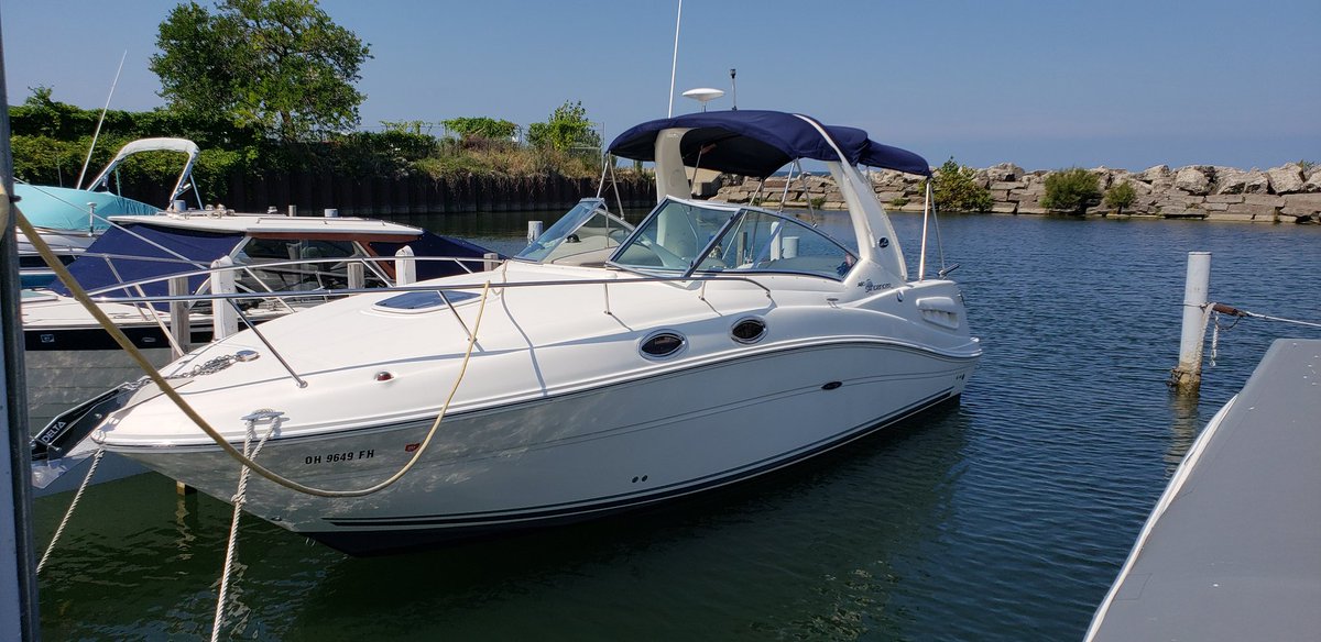 Pier53Marine's tweet photo. New Trade, Sea Ray 260 Sundancer.  Call Pier 53 Marine, 419-797-2300. https://t.co/Rdlhfj1DCe