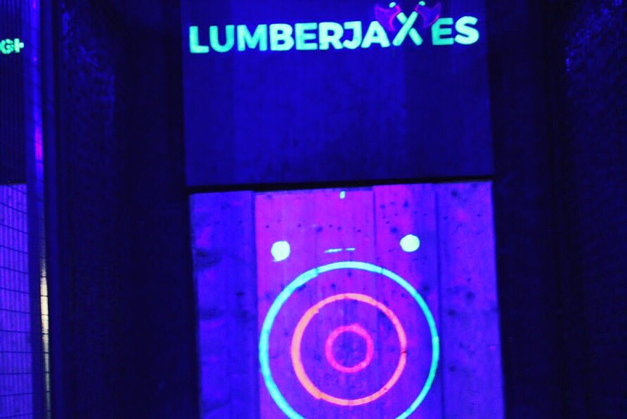 axethrowingpgh's tweet photo. #cosmicaxes is TONIGHT!!! Join us in Millvale from 6-10PM for some bangin’ music and flying axes!
Tournaments: $35/person & Walk-ins: $20/person per hour ⛏🎵🎧
#lumberjaxes #axethrowing #EDM https://t.co/4hmBLqsFan