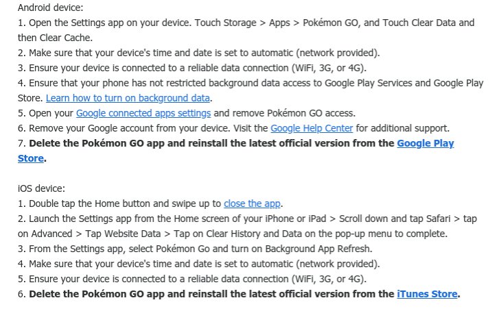ghostpattysaid's tweet photo. @mjk05 @PokemonGoApp bummer. i got this in an email... havent had a chance to try it myself but hopefully it can help you. https://t.co/H1Ug5GTKXx