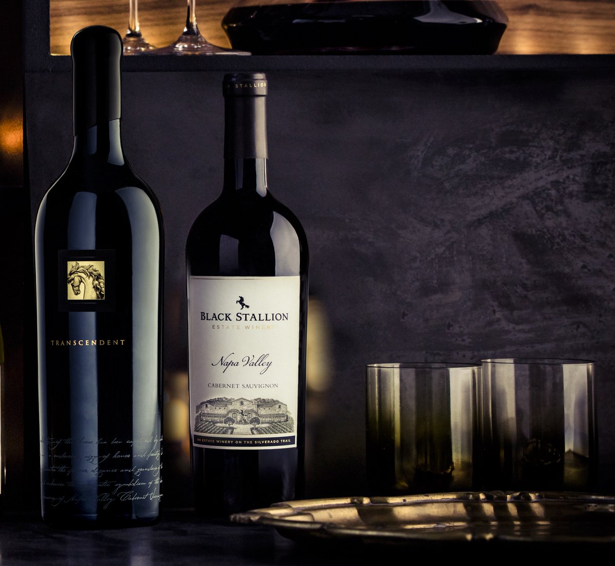 Every day is #CabernetDay in #NapaValley. Cheers! #blackstallionwinery
