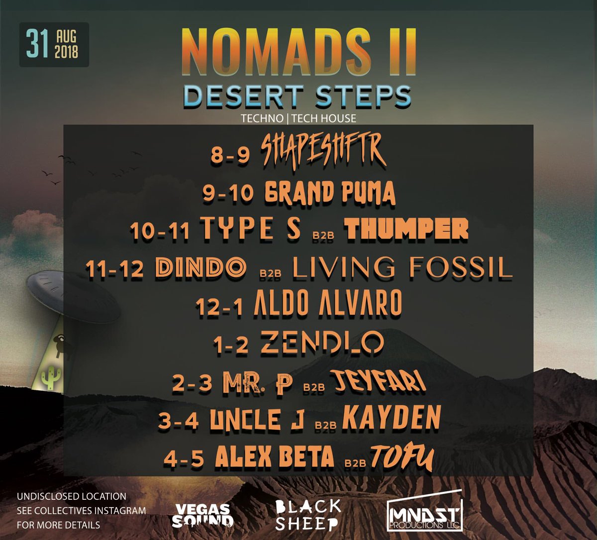 _VegasSound's tweet photo. The Line up is finally here! Just ONE DAY left before the madnessπ΅π₯ππ₯π§ be sure to hit up us, @BlackSheepRave, and @MNDST_Official for these limited car passes! our boy @Archmann will be cookin up the heat, so donβt forget to get yours! ππ #FollowTheCactus #MNDST #Blacksheep https://t.co/Y4jdVmkC1u