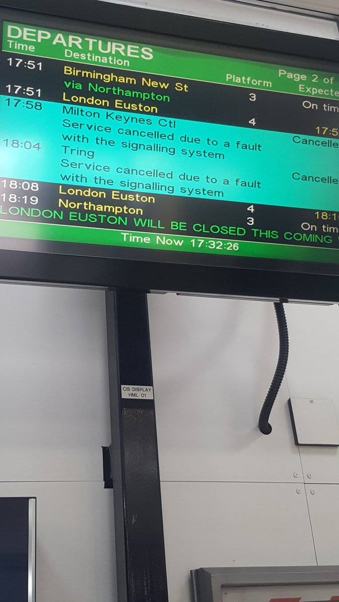 neilb09's tweet image. #trainfun trains cancelled all over the show....stuck in bletchley after they terminated the Milton Keynes train we were on!!! Next train cancelled....Joy!!!!