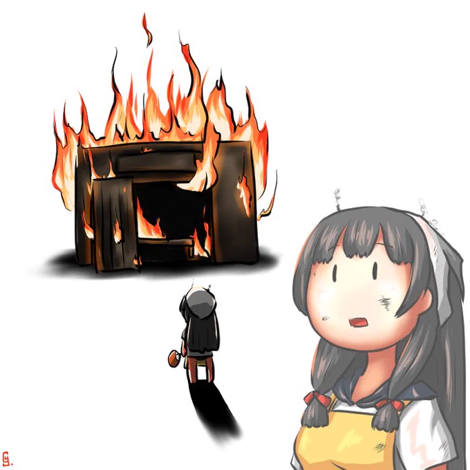 海の家を手伝う磯風
#艦これ版深夜の真剣お絵描き60分一本勝負
#艦これ版真剣お絵描き60分一本勝負_20180830 