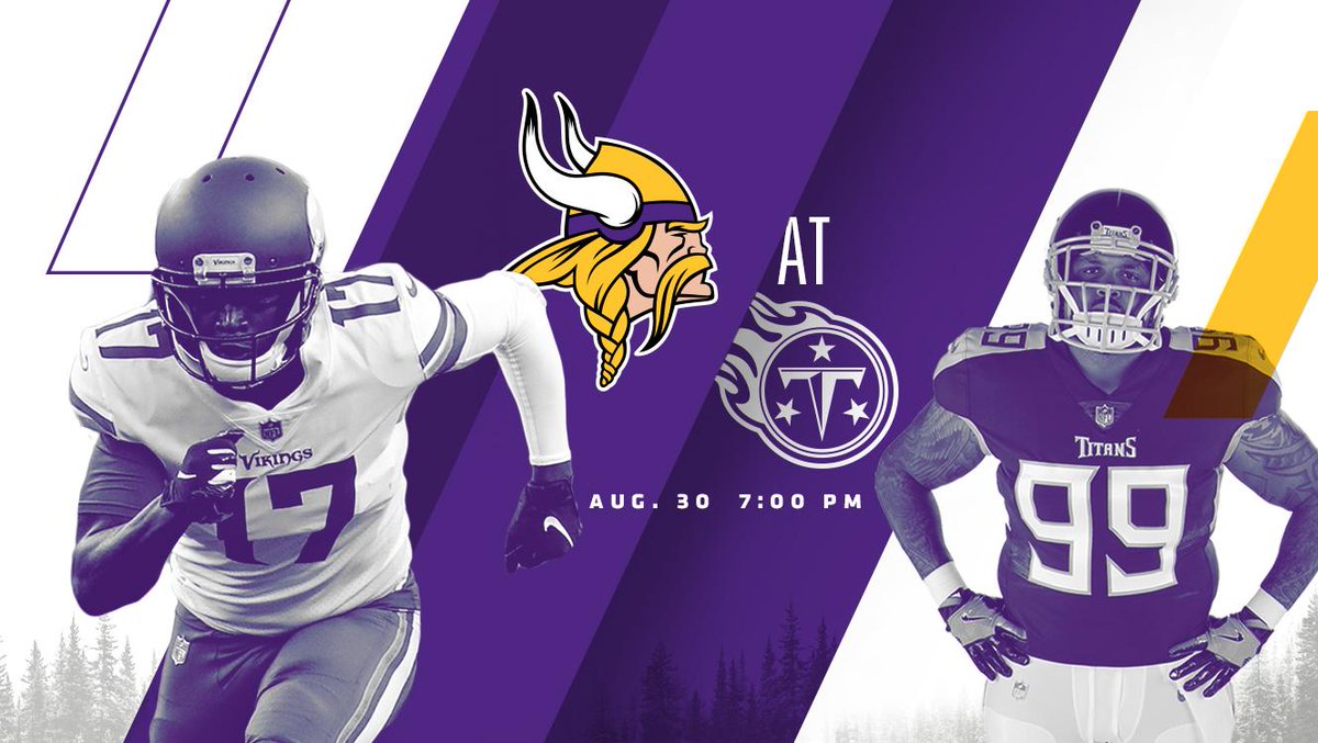 #MINvsTEN  🕙: 7:00 p.m. CT 📺: @FOX9  📻: @KFAN1003  💻: mnvkn.gs/Xah115 https://t.co/pZOF6TeA89