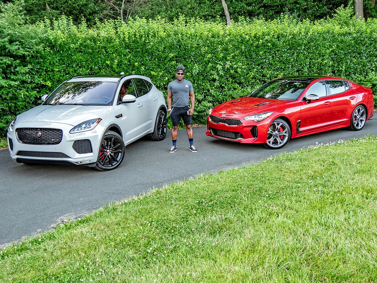 Time to refresh that two car garage #JaguarEPace #KiaStinger #Jaguar #EPace #Kia #Stinger #FallMustHaves #FW18 #StyleAutos @JaguarUSA @Jaguar @Kia @Kia_Motors http://unnamedproject.com/featured/jaguar-e-pace-and-kia-stinger/ …