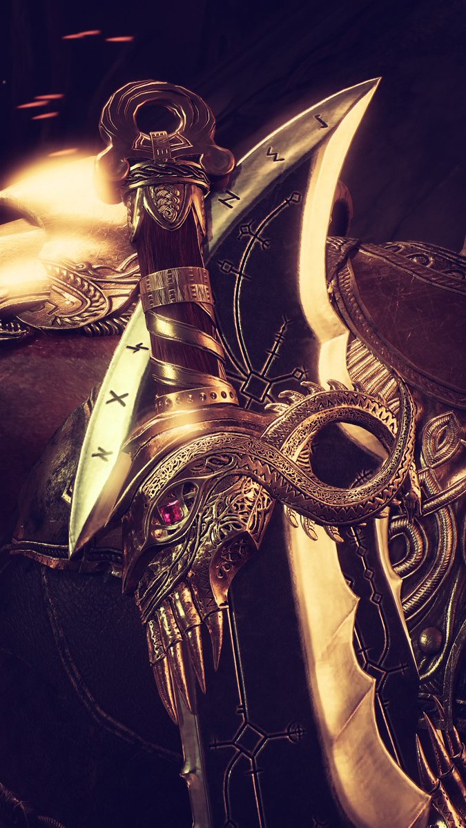 Raffu42's tweet photo. I really admire the details of the weapons and armor in GoW. I also love the fact that the weapons get's more details as you upgrade them!

#GoWDetailContest #GodofWar #PhotoMode #PS4share #PSBlog https://t.co/wQIV2c90y0