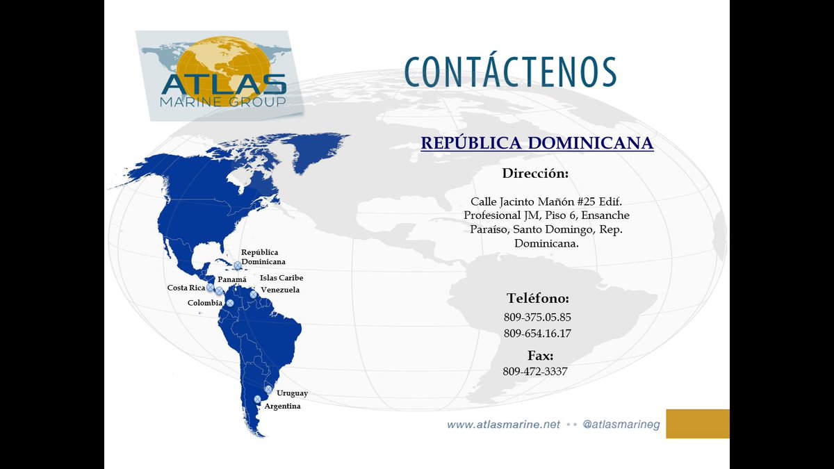 ATLASMarine_G's tweet photo. Contáctenos / Contact us https://t.co/hVHgC1kFKI