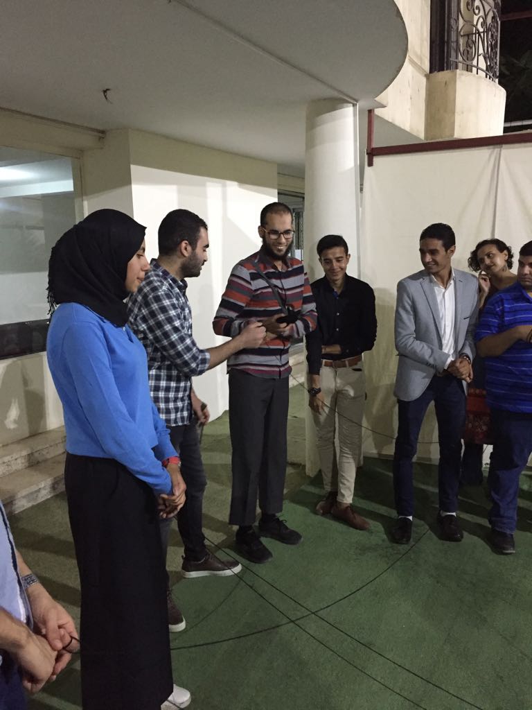 GENEgypt's tweet photo. Our ice breaking games have the magic of forming a warmer community! Introducing our community coordinator; Hesham Youssry starting #StartupHuddle Cario 4 by getting to know our attendants!
#GENEgypt #MCSBE #ICSB #302Labs #TatweerMisr https://t.co/cR2xd9aVEx