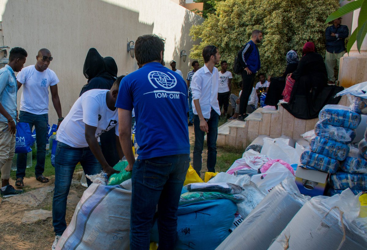 IOM_Libya's tweet photo. #IOM_Libya monitors the situation closely and responds to the #humanitarian situation of the affected populations in #Tripoli. 

https://t.co/DkFMzpXSZW https://t.co/9sNqadoQdm