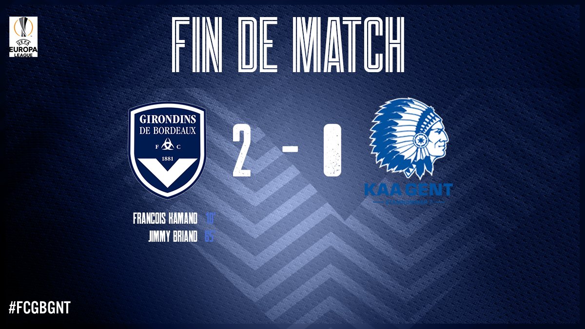 girondins's tweet photo. Victoire des #Girondins et qualification pour @EuropaLeague !!! Merci les #Girondins #FCGBGNT 2-0 https://t.co/K9roBW9gfM