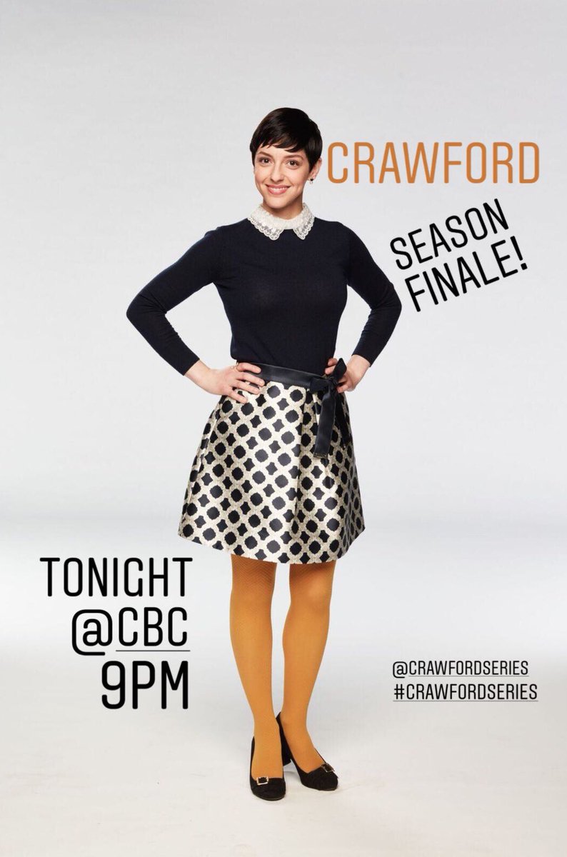TONIGHT!

The season finale of <a href="/CrawfordSeries/">Crawford</a> on <a href="/CBC/">CBC</a> at 9pm! 

#CrawfordSeries