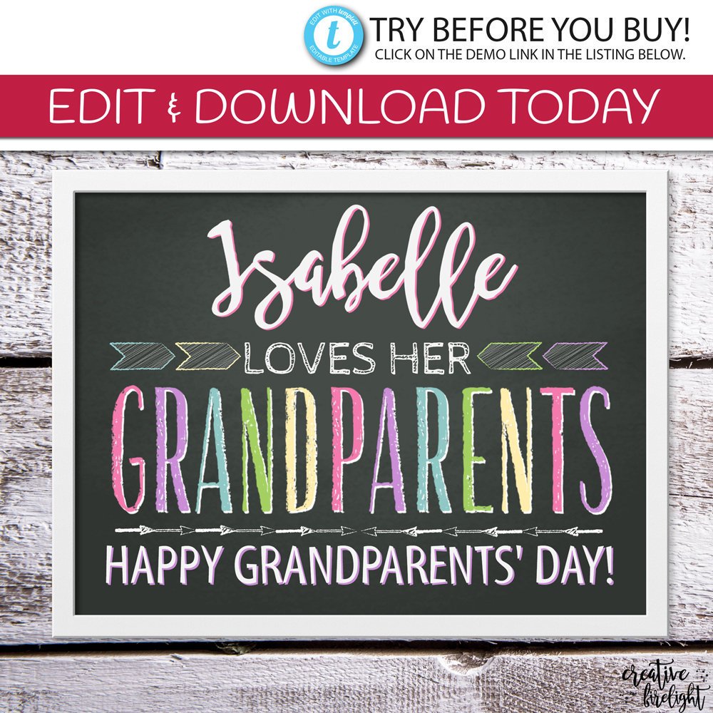 CreateFirelight's tweet image. Happy Grandparents' Day Printable Sign Photo Prop  etsy.me/2NyDxHV #grandparentsday #photoprop #printablesign  #grandparentsgift