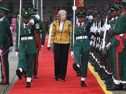 OfficialPDPNig's tweet photo. We all saw a British Prime Minister who was favourably disposed to a healthy and productive engagement on critical areas of our economy but President @MBuhari and his officials, out of sheer incompetence, failed to seize the opportunity for the benefit of our nation. https://t.co/p4MwdL3j2Q