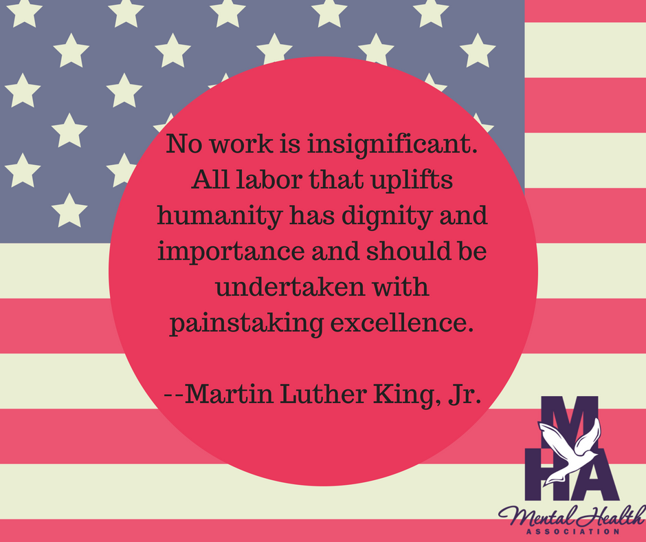 The MHA administrative office will be closed on Monday for Labor Day. This includes Child Care Choices,  Counseling Services, Family Support Services, and the Walk-in Clinic as  well. As always, our call center will be open and we appreciate their labor! #LaborDay2018