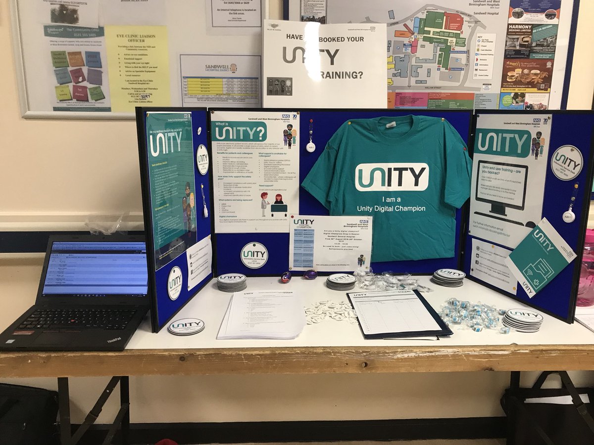 DomLeGros's tweet image. #Unity training roadshow at Sandwell today. 25 more spaces booked up. We’re at all three sites again tomorrow 1000-1400 #newepr @CernerUK @SwbhTeam @SWBHnhs #informaticsnurse