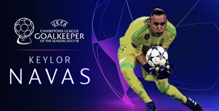 Felicidades a nuestro compatriota <a href="/NavasKeylor/">Keylor Navas</a> por ser nombrado mejor portero de la UEFA!  #puravida de #monteverdewatches #CostaRica #RealMadrid <a href="/ChampionsLeague/">UEFA Champions League</a>