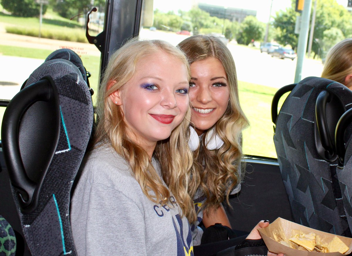 BronchoPomUCO's tweet photo. Game Day! On the bus and ready to #beatPittState #ucofootball https://t.co/dwryoKS5yp