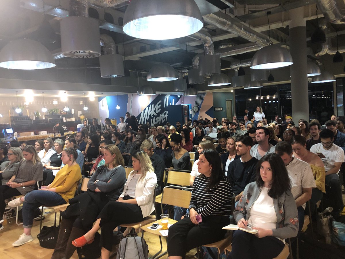 EllaMatildaB's tweet image. “Patience, collaboration” advice for young artists from @marshmello7s at @WeWorkUK’s We, The Creators #creatorawards panel