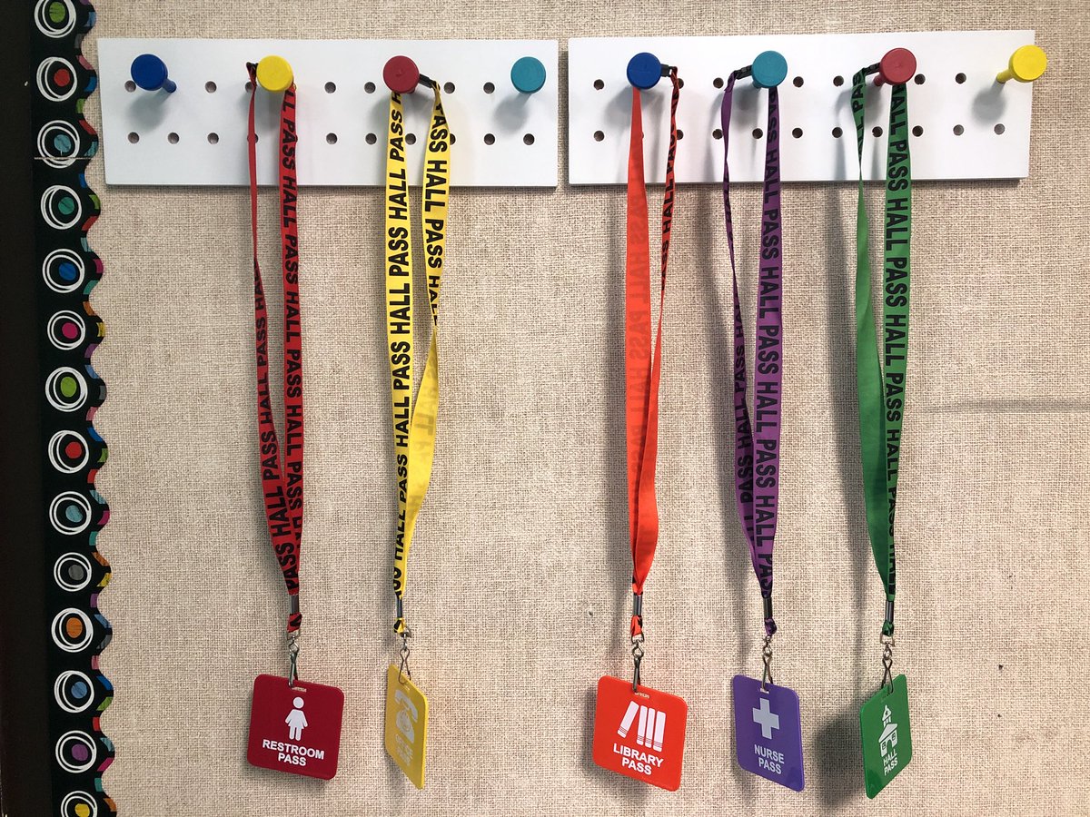 bpj76421's tweet photo. Kali’s easy way to keep track of students leaving class to use the restroom, etc. #avtigoodthings https://t.co/oIYJkKXE3y