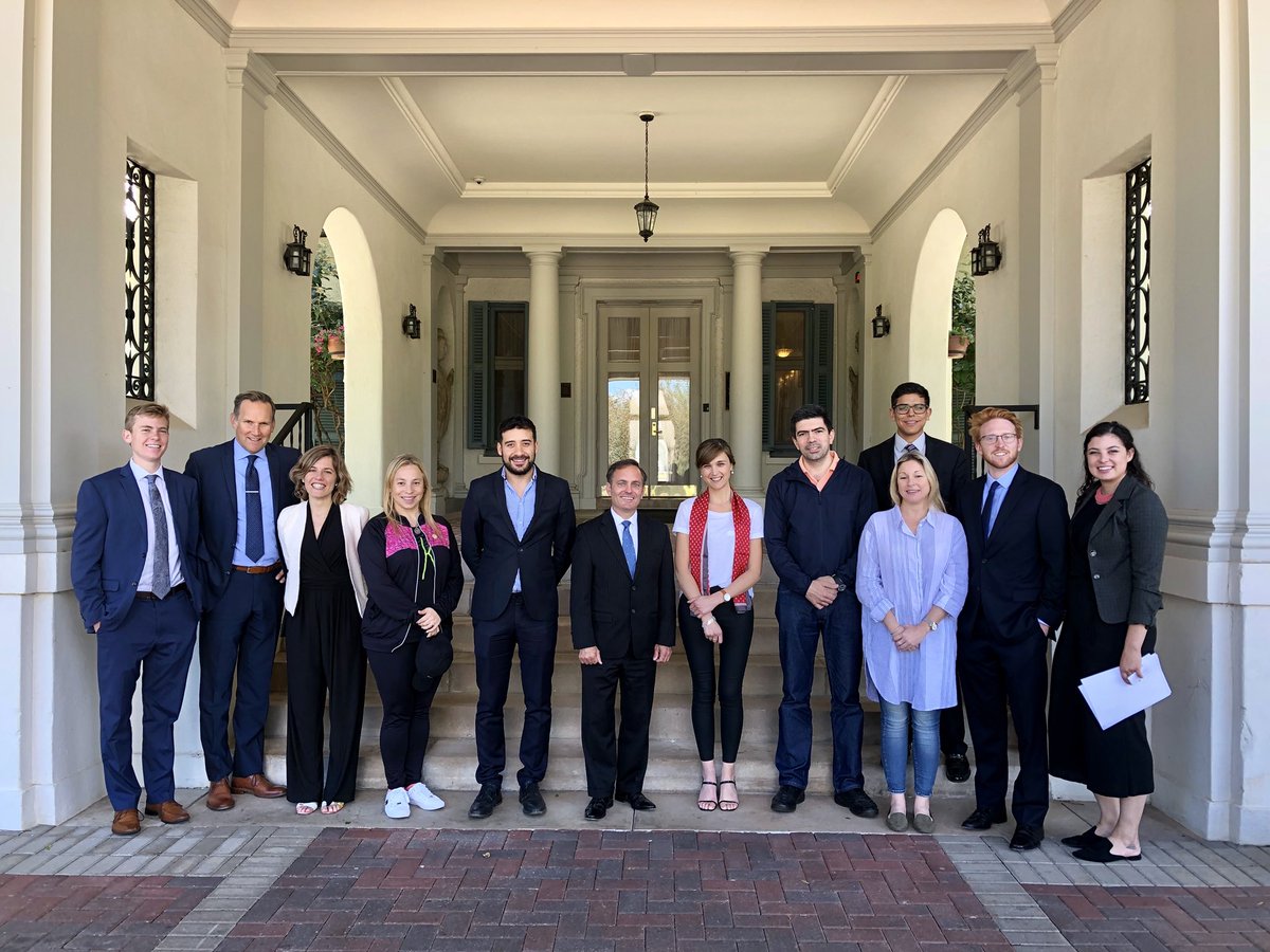 ACYPL's tweet photo. #acyplARG has stayed busy in CO! The @ElPomarFdtn gave the group a warm welcome, hosting a discussion w/ @GreatOutdoorsCO, @PalmerLandTrust, & @ccalt about conservation in the US & Argentina. They also toured the Olympic Training Center & saw some of @RiNoArt's beautiful murals. https://t.co/Hp4rp5Es1P