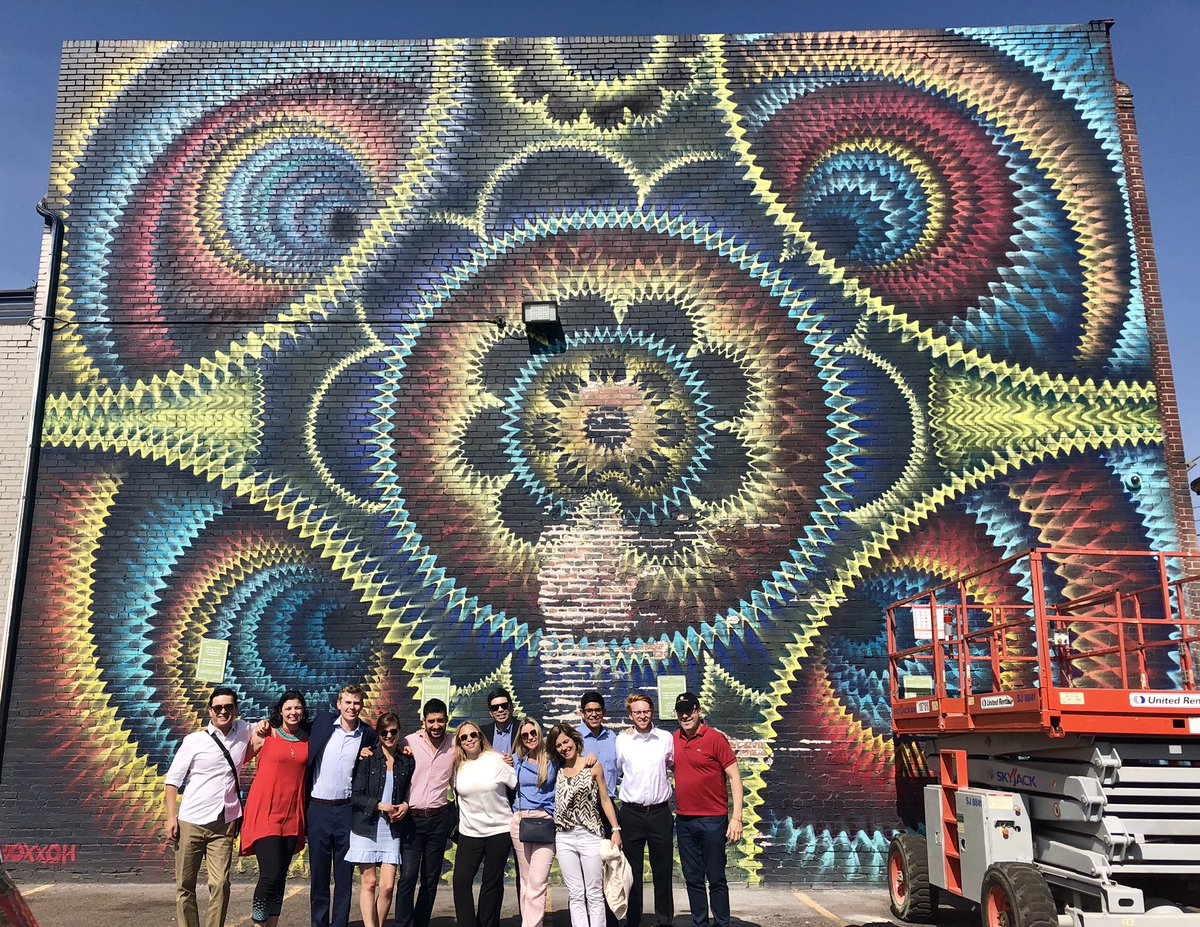 ACYPL's tweet photo. #acyplARG has stayed busy in CO! The @ElPomarFdtn gave the group a warm welcome, hosting a discussion w/ @GreatOutdoorsCO, @PalmerLandTrust, & @ccalt about conservation in the US & Argentina. They also toured the Olympic Training Center & saw some of @RiNoArt's beautiful murals. https://t.co/Hp4rp5Es1P