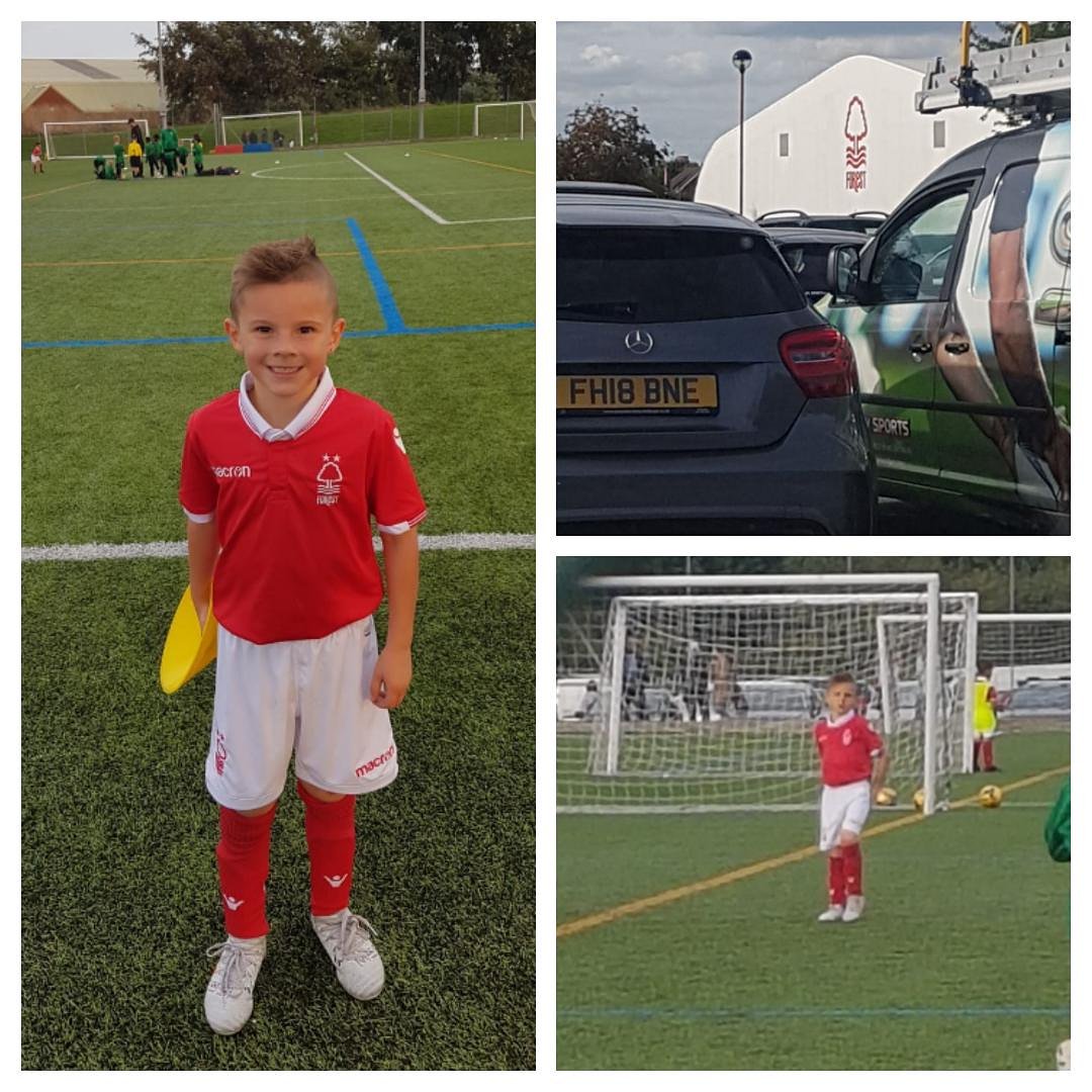 LaurenHerman12's tweet photo. My boy in his absolute element, match for forest academy. Smiles were huge put in defence then left wing scored 2 goals. #hesared #nffc https://t.co/ac4KnByyMu