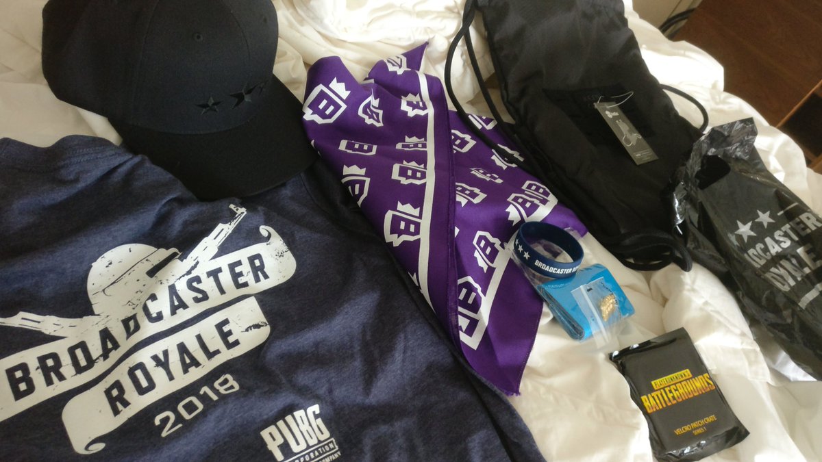 Thanks the to the wonderful hospitality team and to broadcasterroyale staff for your work and the goodie bag!