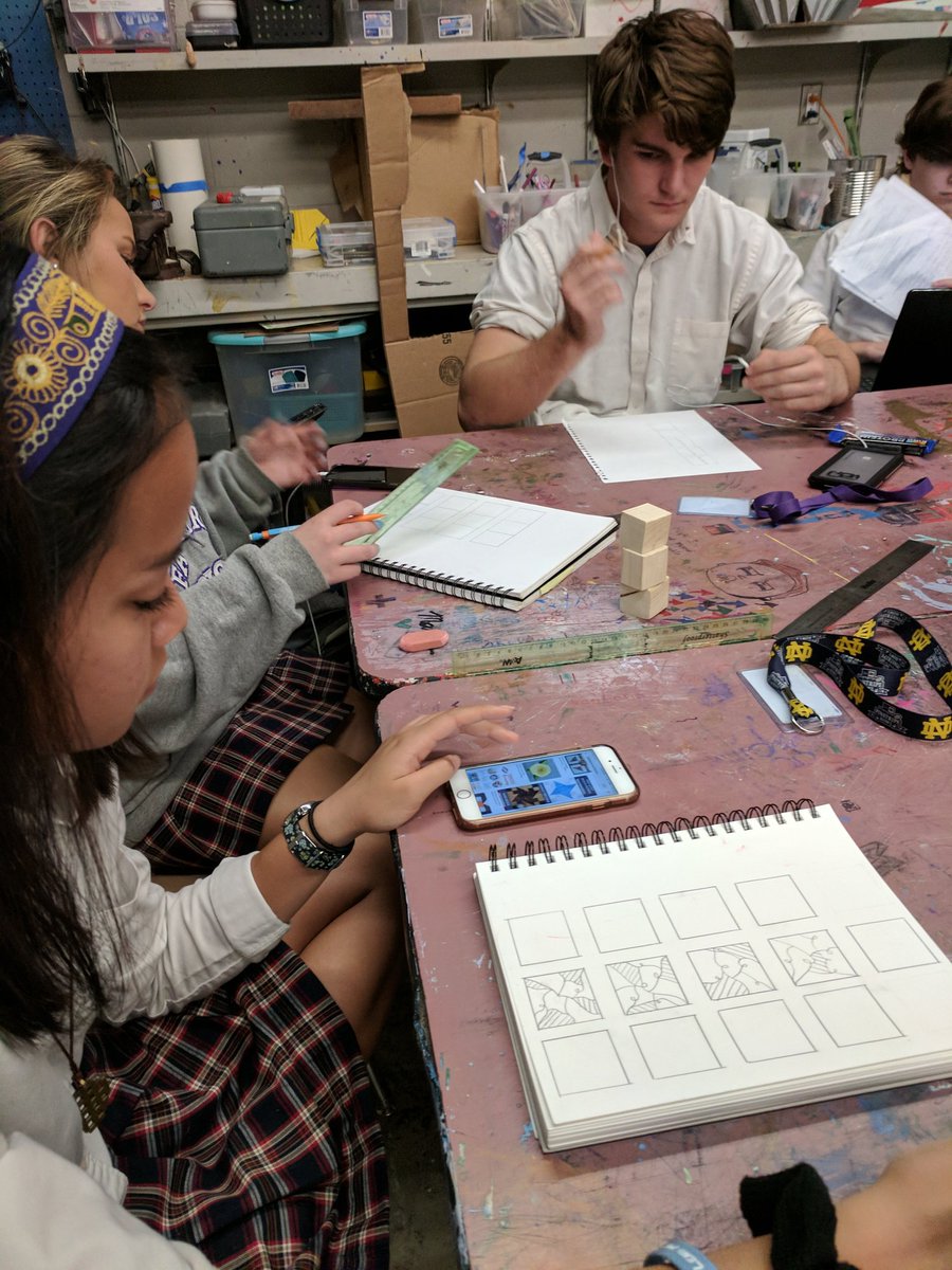 Studio4DatFRHS's tweet photo. 3d students cut & sanded blocks today to begin personal sculptures and now have the skills to create #copingcubes for @vumcchildren @vumedicine We will make weekly deliveries to Dr.Benningfield #arttherapy #mindfulness #makerspace #nashvillesculpture #artistswhoeducate https://t.co/juW9wg0WoL