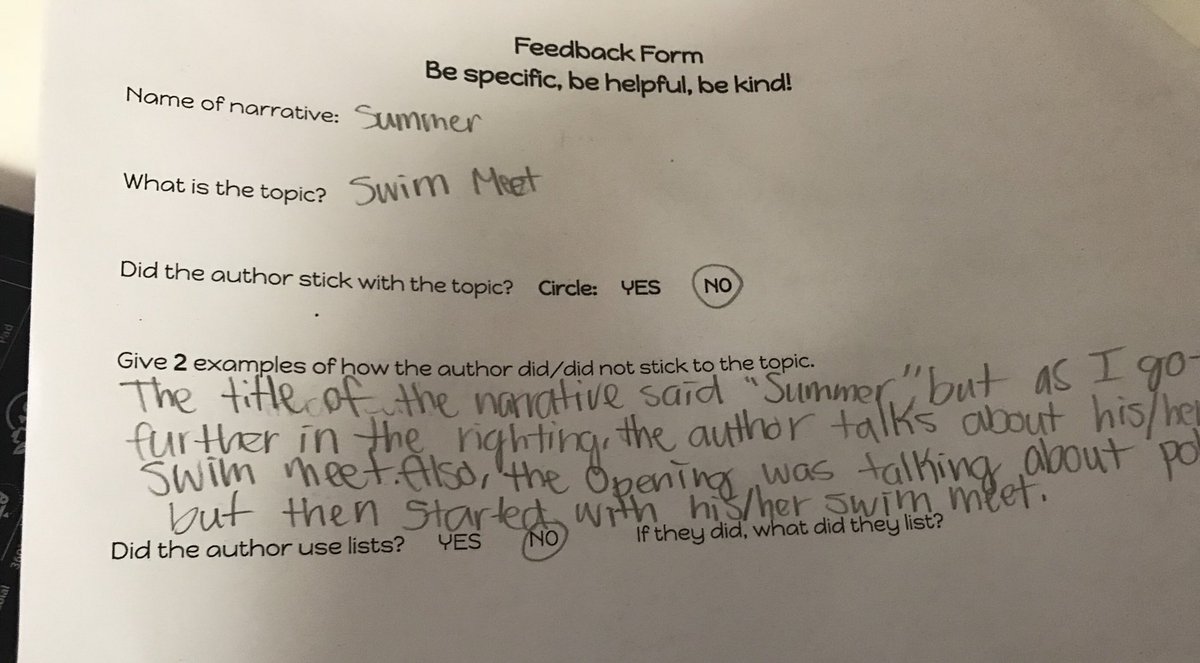 ReneeCostarella's tweet image. 5th Gr Teacher guides while Ss give specific feedback on “showing, not telling” in writing. Through this process, Ss solidify their writing foundations and given opportunity to refine. Ask @HayekLinda for more guidance through this process. #LearningIsAProcess