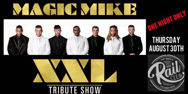 The Magic Mike XXL Tribute Show is happening tonight at @therailclub! Don’t miss out on this exciting show!
