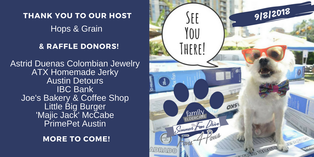 familyeldercare's tweet photo. Thank you to ALL of our Donors and Sponsors for making #Fans4Paws Possible🙌🐾 #SummerFanDrive #FansAND #7000fans https://t.co/1TPFSfNMPG
