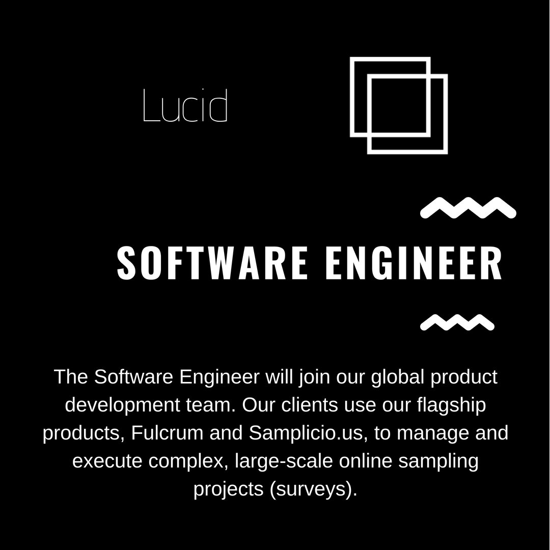nolatech_jobs's tweet image. Software Engineer position available at @lucid_hq Lucid check out the details at ow.ly/PSi930lCyO4 #NOLATech #NOLATechJobs #NOLA #NewOrleans #JobsInNOLA #TechJobs