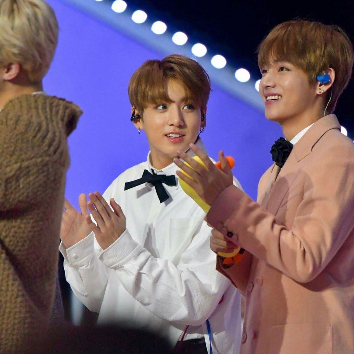 When will Jeon Jungkook learn how ro control himself?Me: probably never! Coz everytime I look at him staring at Taehyung like that, all I can see in his eyes is the promise of FOREVER #vkook  #kookv  #taekook  #taekookTHENandNOW