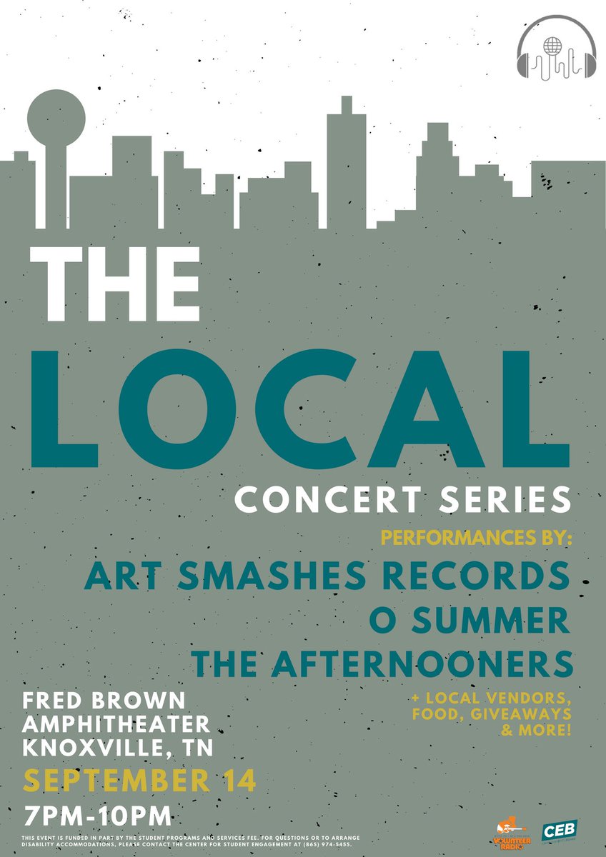 Very very honored + excited to announce that we will be playing in Knoxville for The Local on September 14. We hope all of our Knoxville friends + family will come groove with us till the sun goes down. ⚡️☀️⚡️