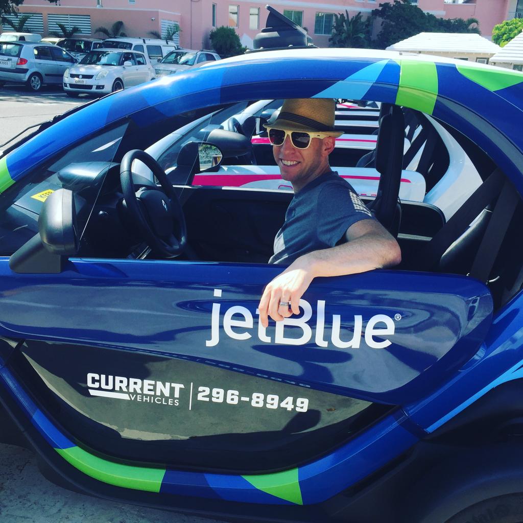 ryan__chaves's tweet photo. Customer loyalty! @JetBlue Fun times in #Bermuda on our #twizy https://t.co/gF0zML7brU