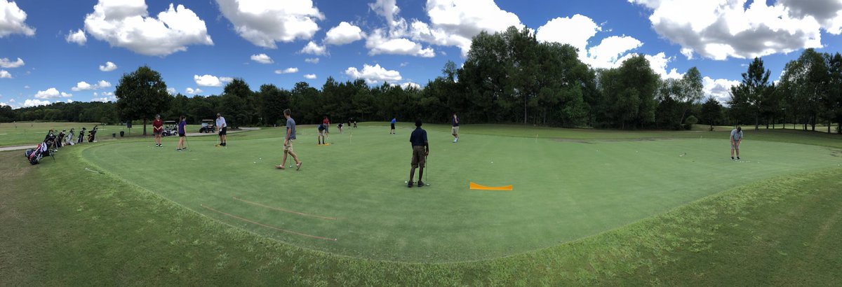 SicemGolf's tweet image. Putting fundamentals for the freshman/jv squads today #sicem #tigergolf #fundamentalsmatter