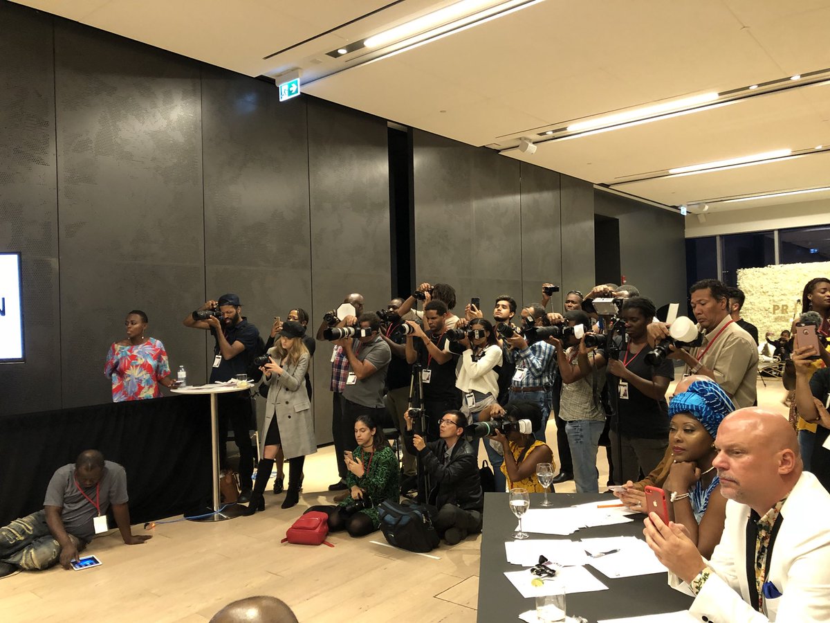 santacayo's tweet photo. #afwt2018 All kinda eyes are here! African Fashion Week https://t.co/H1R4GTEsAz