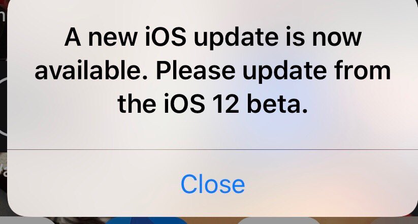 Brians__Tech's tweet image. Anyone else getting this constant pop up? What’s going on? Everything is updated to the most recent beta. ⁦@AppleSupport⁩ #ios12 #ios12beta