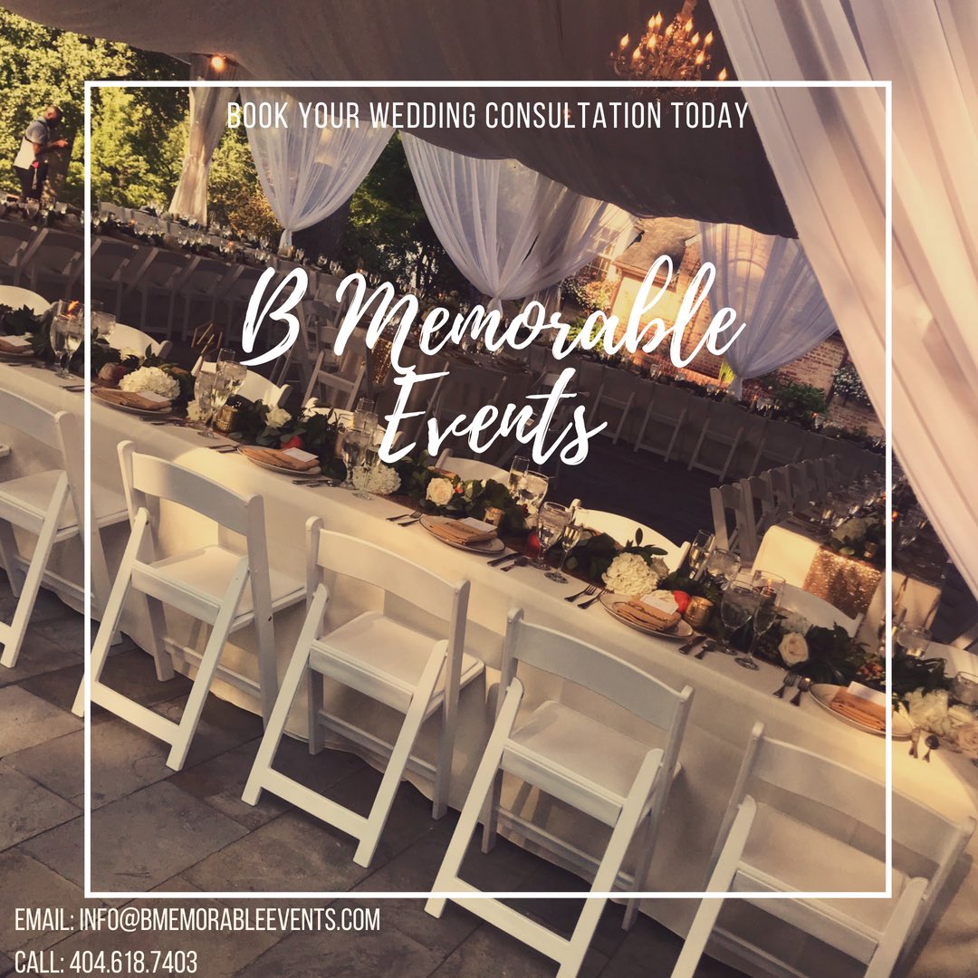 2019 Dates now available!!! Schedule your consultation TODAY! Share, repost ...refer <a href="/BMemorableEvent/">B MemorableEvents</a> to a friend!! B Memorable Events on all social platforms!! #ThankYou #Year5