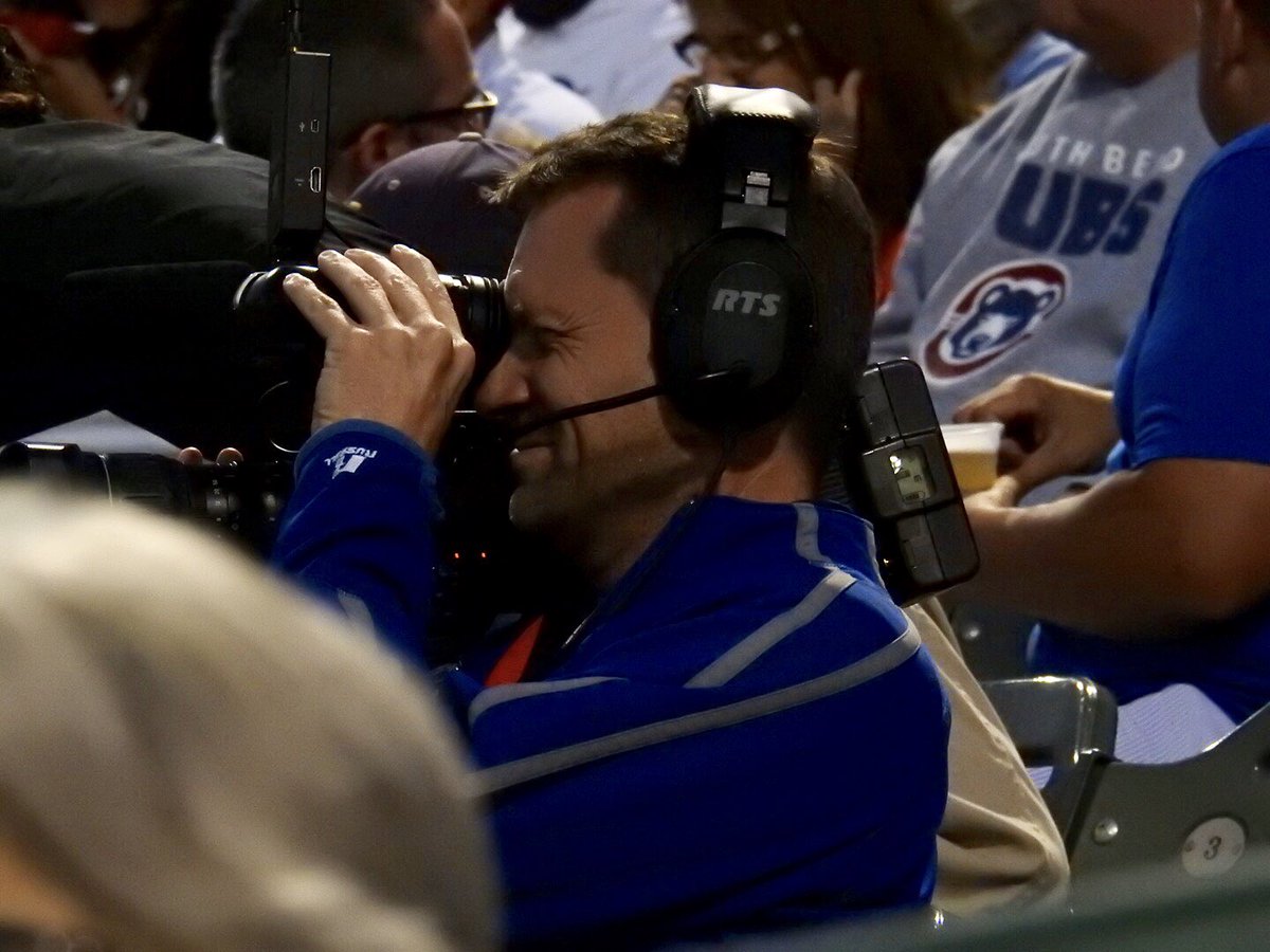 becsnyder's tweet image. Wow they’ll let just anyone behind the camera on #SBCubsSocial night. @SBCubs @961Sportsbeat @BKingSports