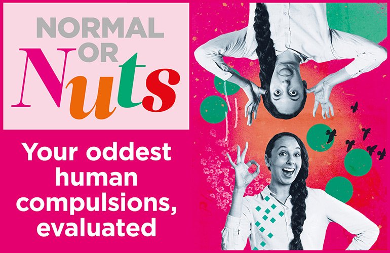 ReadersDigestNZ's tweet photo. Experts weigh in on some surprisingly common odd behaviours. So are you normal or nuts? https://t.co/GO43d5kpQL https://t.co/dDTybBenlj